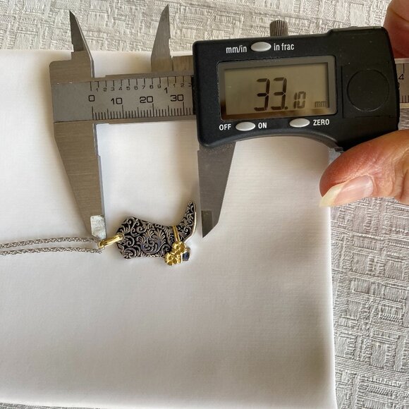 FAC Cowgirl Boot Glam Necklace 18"NWT - Picture 5 of 9